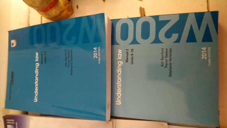 Full Open University W100 2014 law course bundle