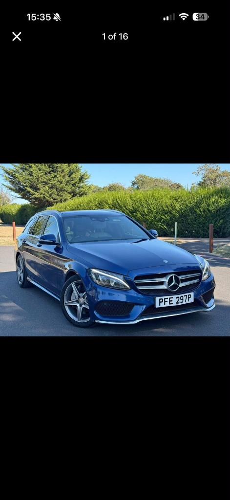 2015 Mercedes-Benz C Class C300 BlueTEC Hybrid AMG Line Premium Plus 5dr Auto ESTATE Diesel/Elect...