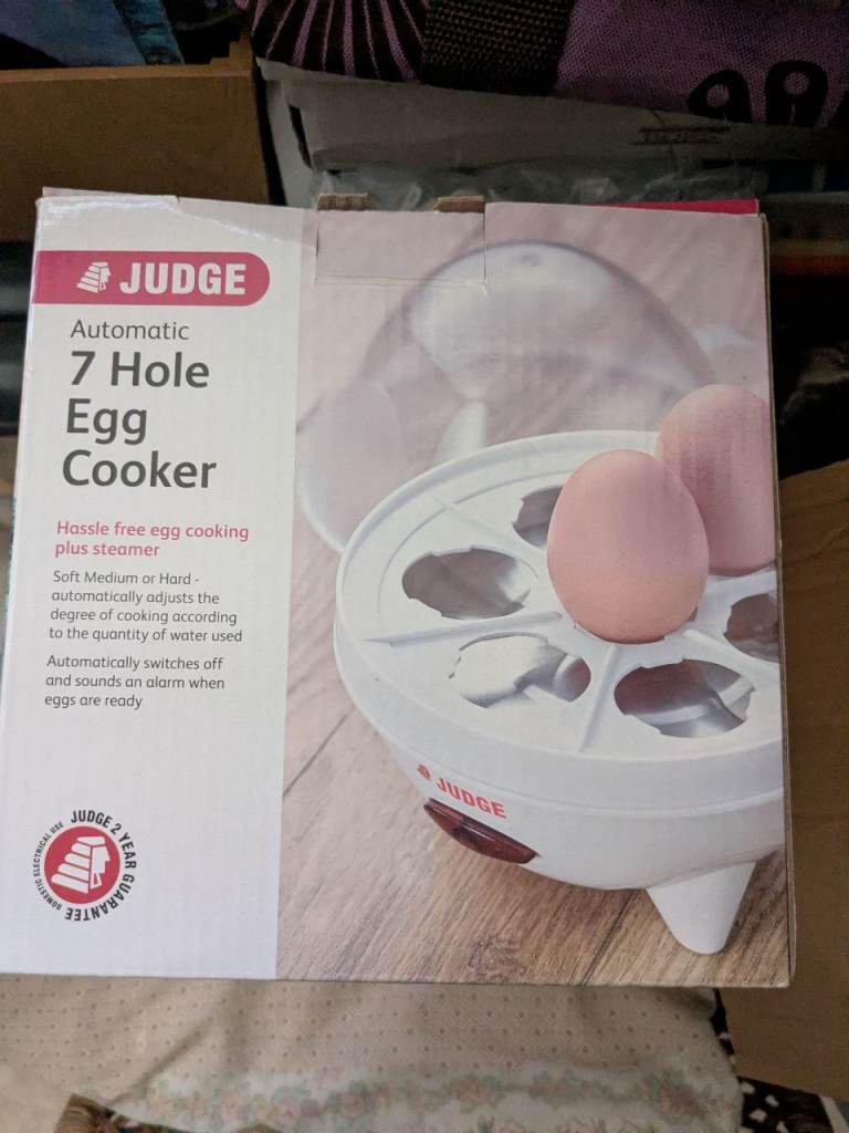 New Judge Automatic 7 Hole Egg Cooker