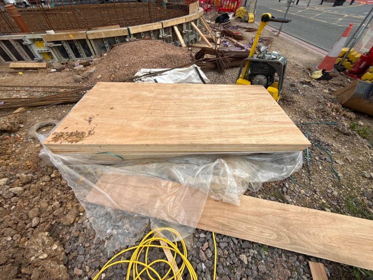 18mm Ply – 18 sheets for £360 (£25 each)