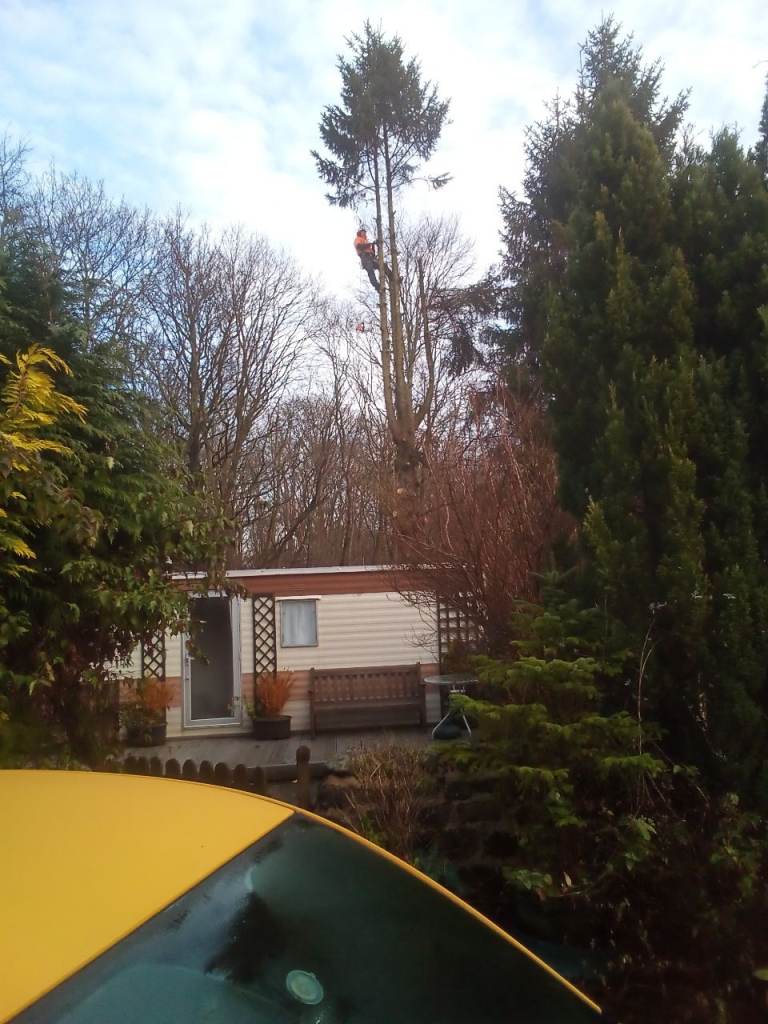 Holiday static caravan.  Nr the village of. Aberdour. Fife scotland, 