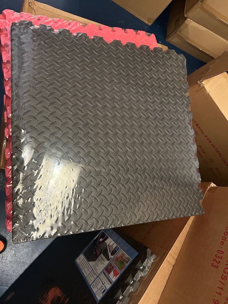 EVA interlocking foam mats, £2.50 per mat!
