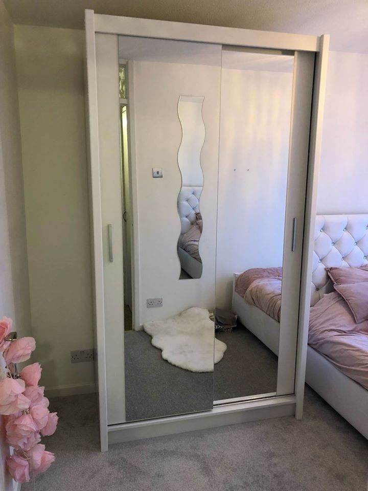 Branded 3Door 2Door Sliding Mirror Wardrobes With LED Lights 