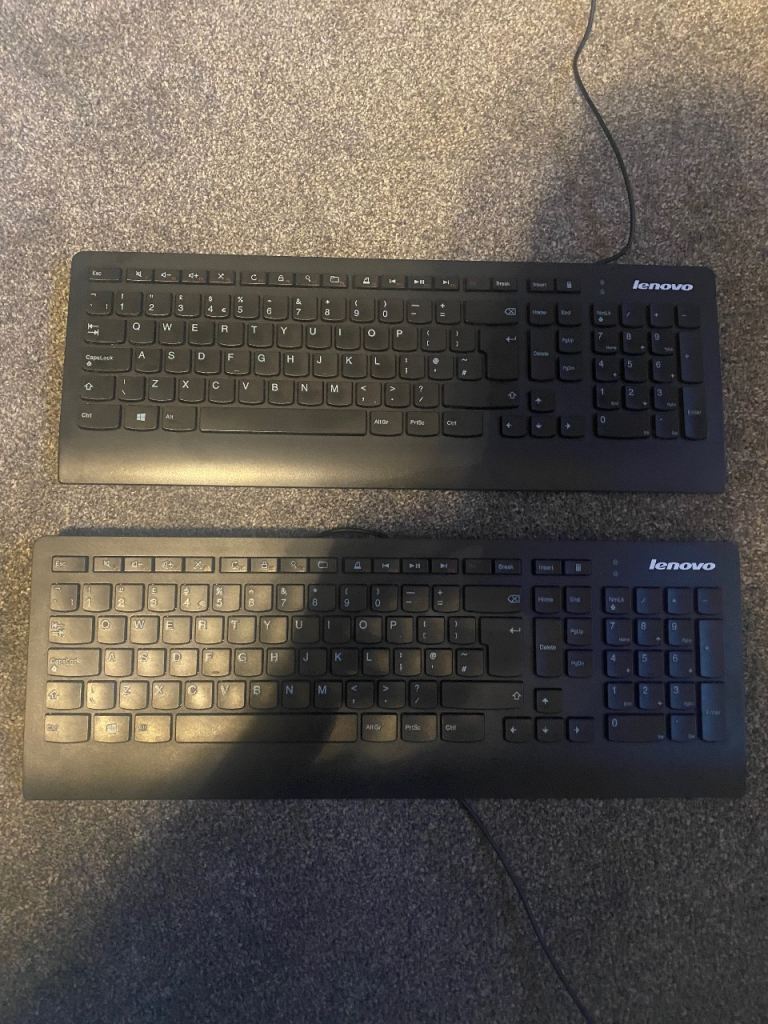 2 x Lenovo Keypads Excellent Condition (USB connection) 