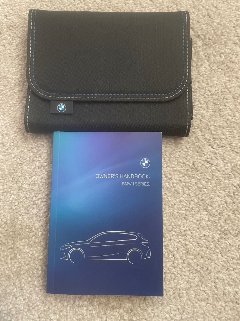 BMW 1 Series 2019 onwards Owner's Handbook with Wallet