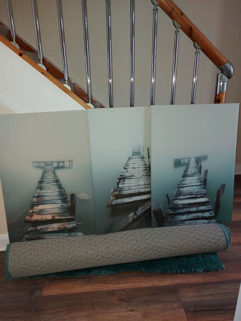 Large Wooden Pier Canvas Prints - Good Condition