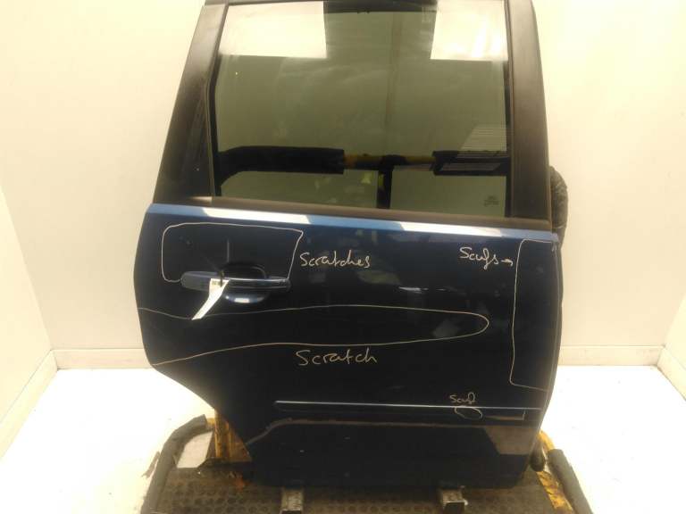 Ford Focus C Max Right Rear Door O/S 2003-2011 Ocean Blue (Metallic) 5 Door Mpv