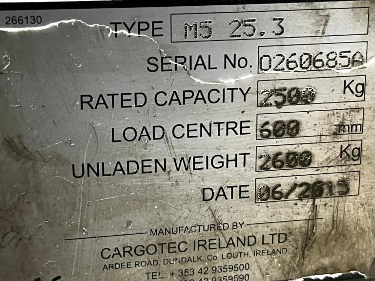 2015 MOFFETT M5 25.3 
