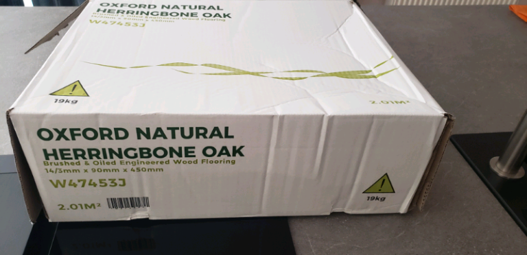 Oxford Natural Herringbone Oak flooring