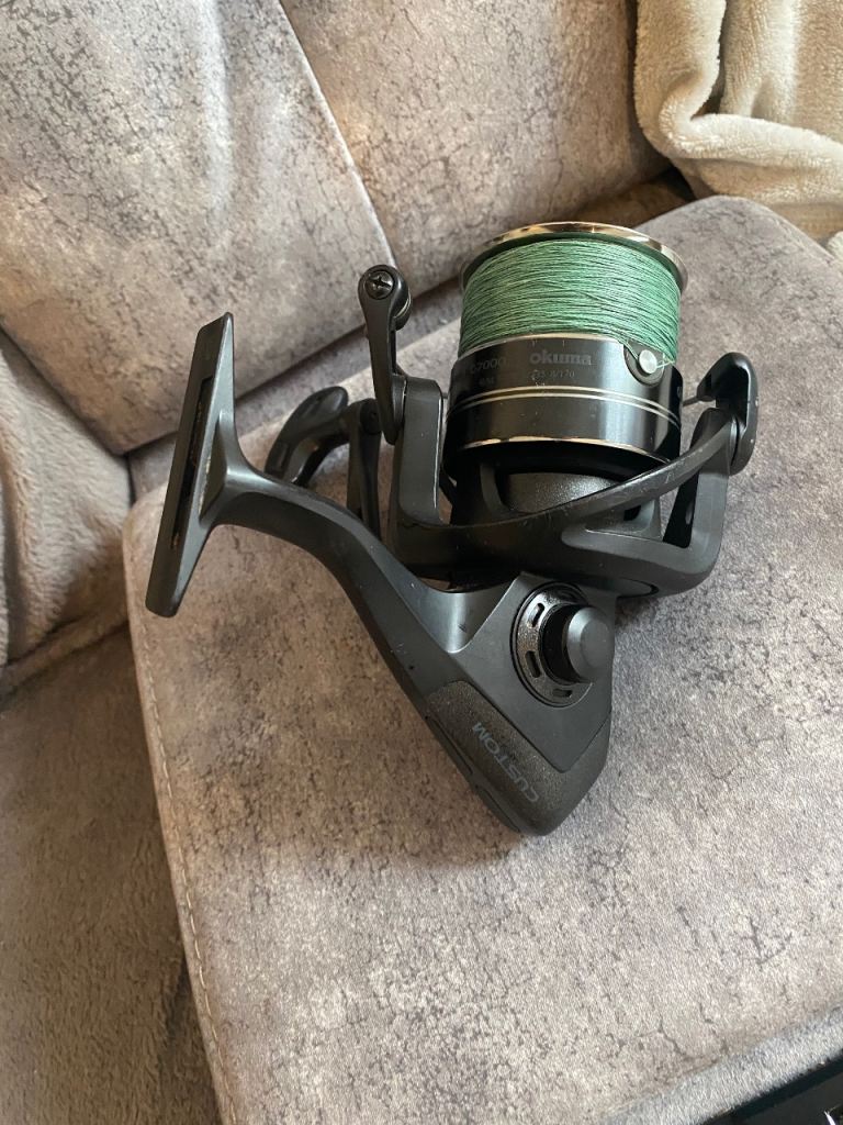 Okuma custom c-7000 spod reel marker reel 
