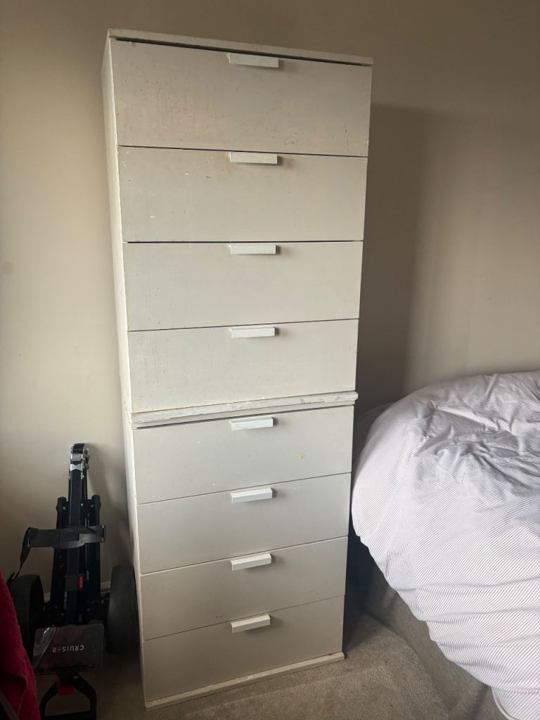 Two identical Ikea chest of drawers. 