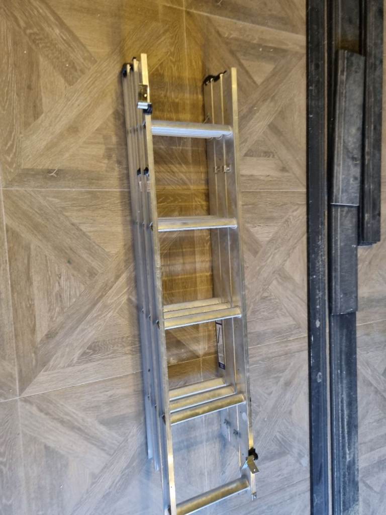 3 tier extending loft ladder