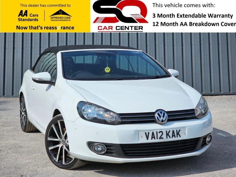 2012 Volkswagen Golf 2.0 TDI BlueMotion Tech GT Cabriolet Euro 5 (s/s) 2dr CONVERTIBLE Diesel Manual