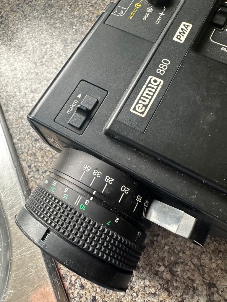 Eumig 880 PMA Super 8 Camera with Original Case and Accessories