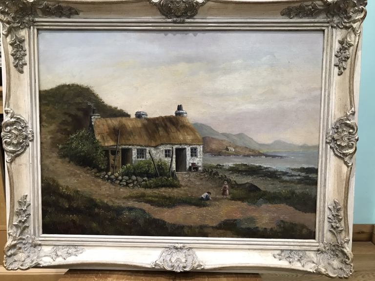 Donegal thatched cottages 
