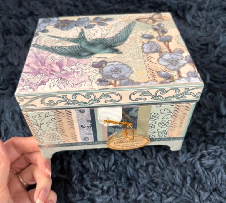 Soaps in musical box 