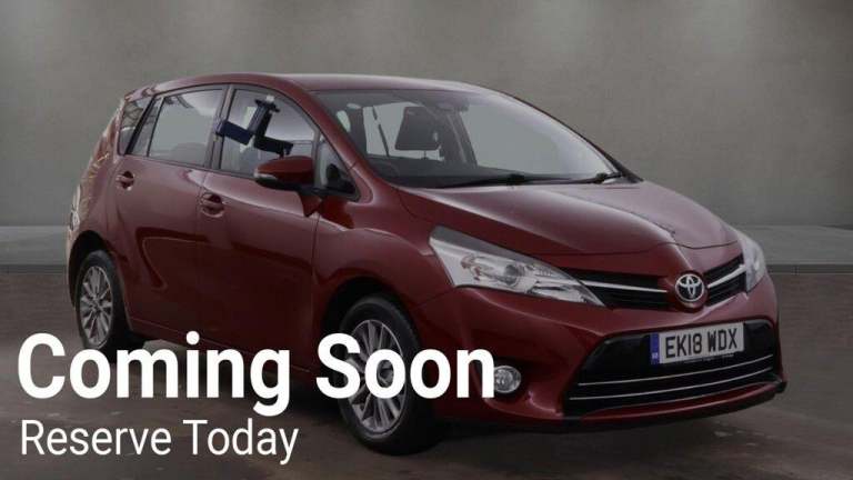 2018 Toyota Verso 1.6 V-matic Icon TSS 5dr MPV PETROL Manual