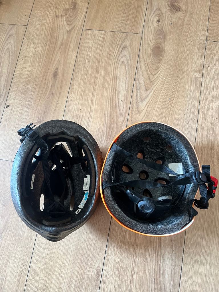 2 Medium Sized Kids Helmets 50cm-57cm (Great Condition) 