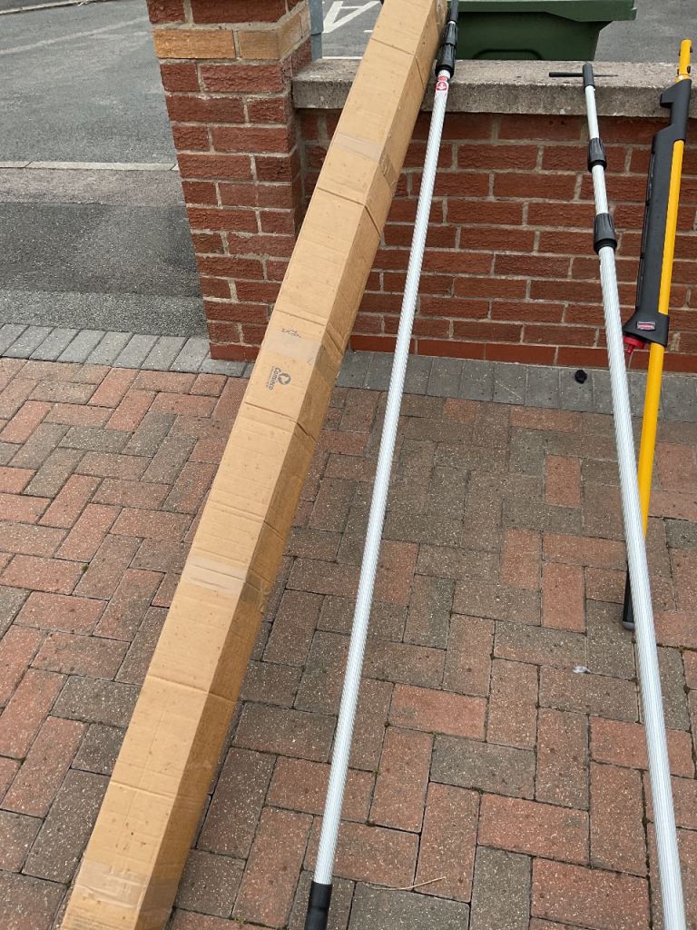 Unger Telescopic Pole 3.7 Meter fully extended new window hi ceilings many uses 