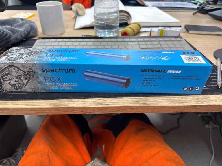 Wet diamond core drill
