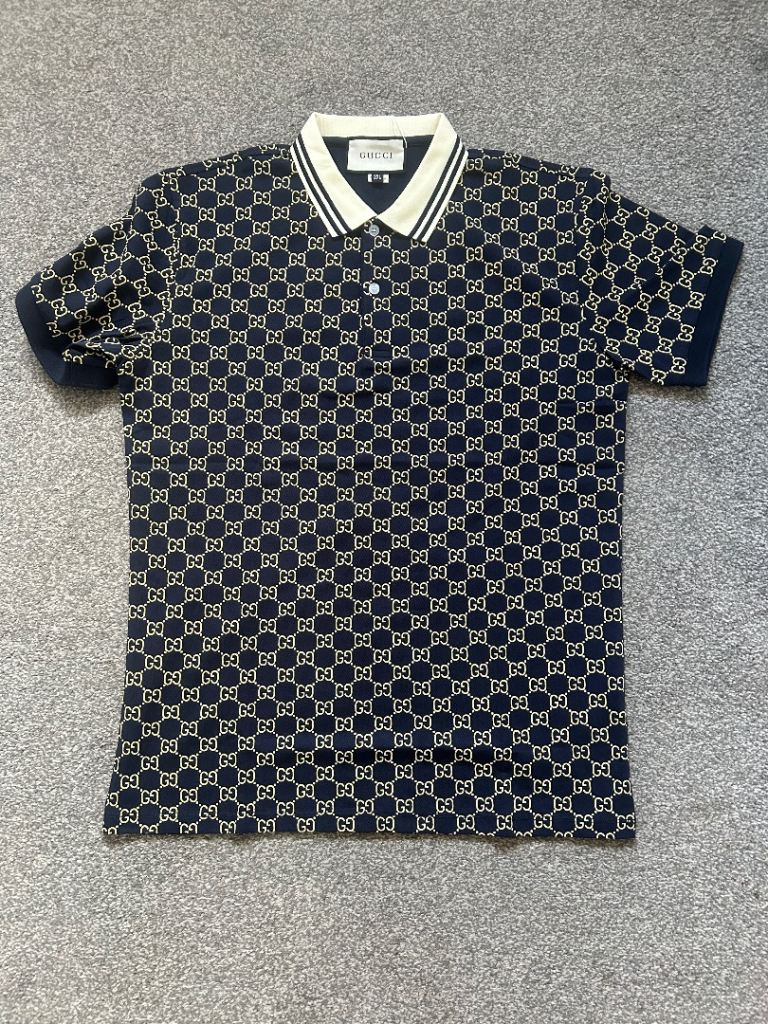 Navy and gold Gucci polo xxl