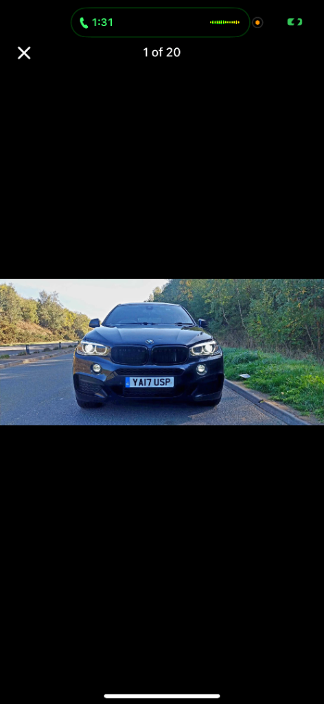 BMW, X6, Coupe, 2017, Semi-Auto, 2993 (cc), 4 doors