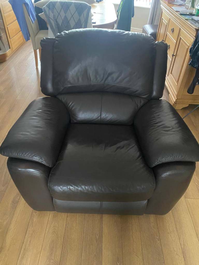 5 seater leather sofa