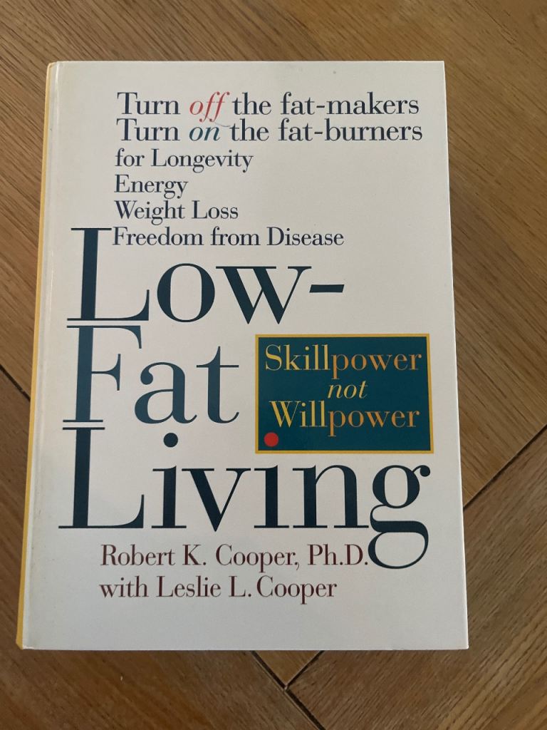 Low-Fat Living by Robert K. Cooper – Good Condition Health Book