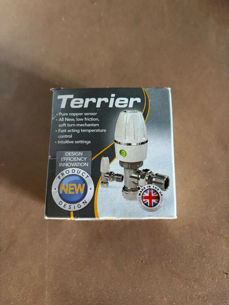 Terrier pegler thermostatic radiator valve and lock shield 