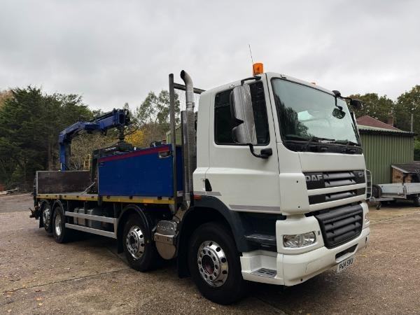 Daf CF85.360 8x2 Rear Mounted Remote Block Grab Crane 