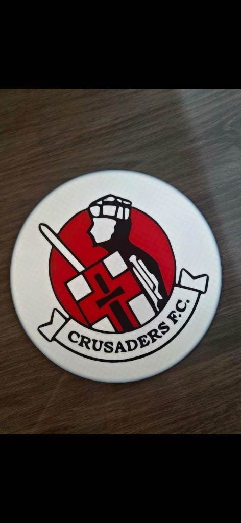Crusaders fc coasters 
