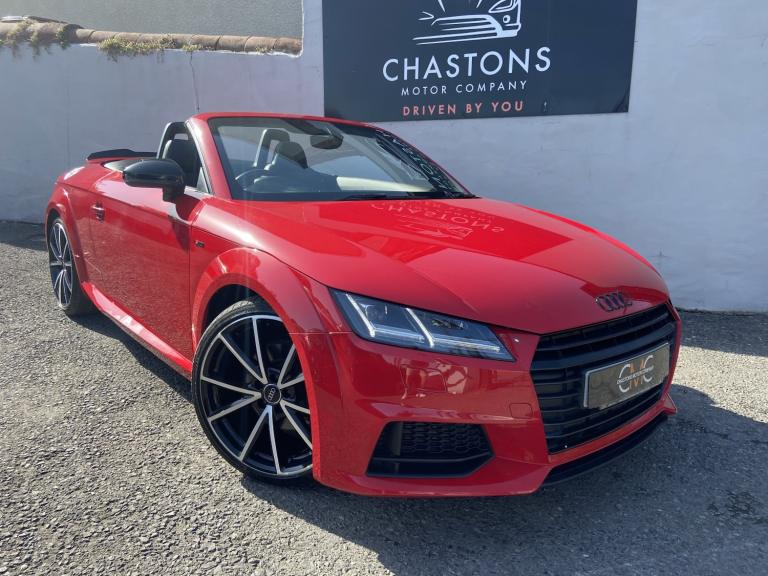 AUDI TT Convertible Red S-Line Black Edition Manual Petrol 2018
