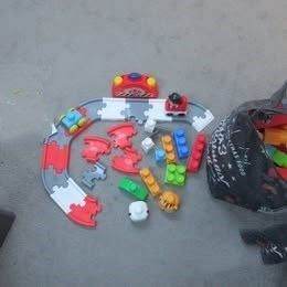 Toys - Mega Building Bricks, Fire Station, Track, Cars BIG JOB LOT