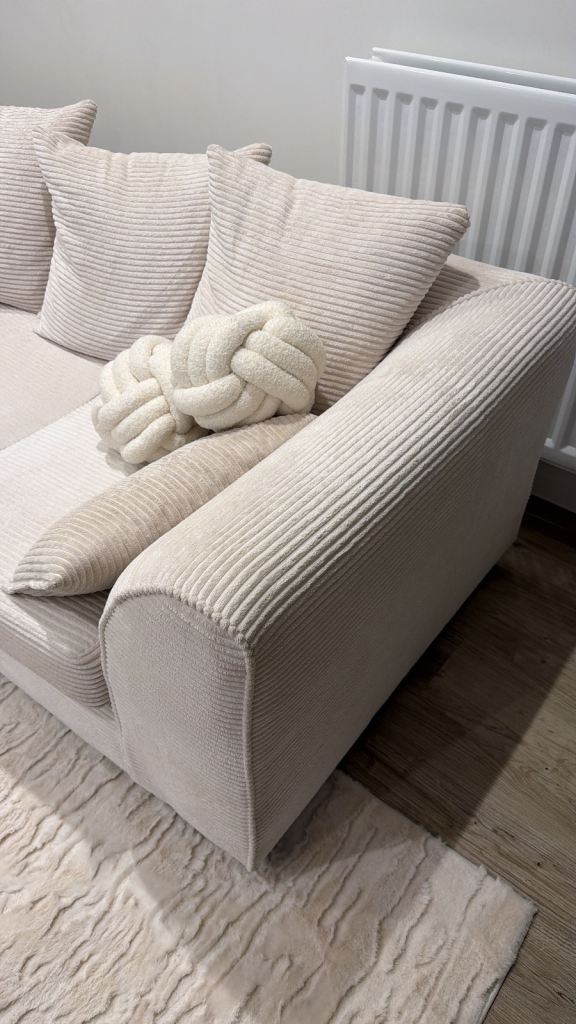 Jumbo Cord Corner Sofa 