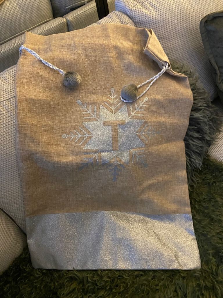 image for Christmas stocking initial T