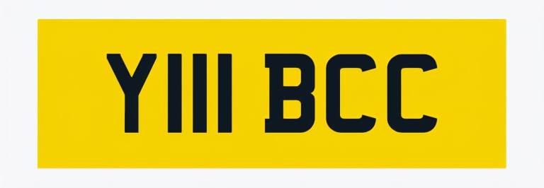  Y111 BCC registration for sale