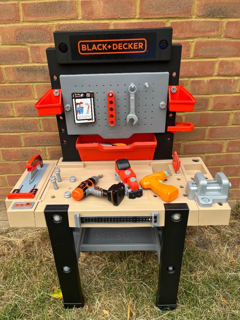 BLACK+DECKER Kids Workbench with Tools - Good Condition