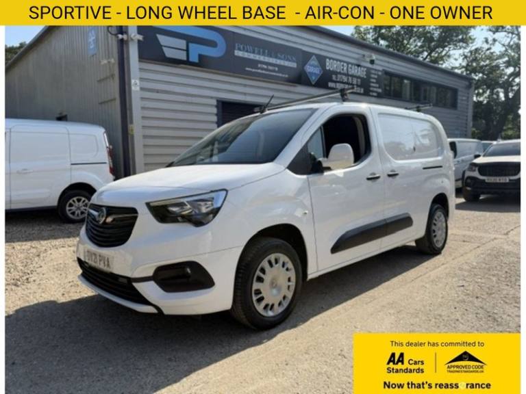2021 Vauxhall Combo Turbo D 2300 Sportive Panel Van Diesel Manual