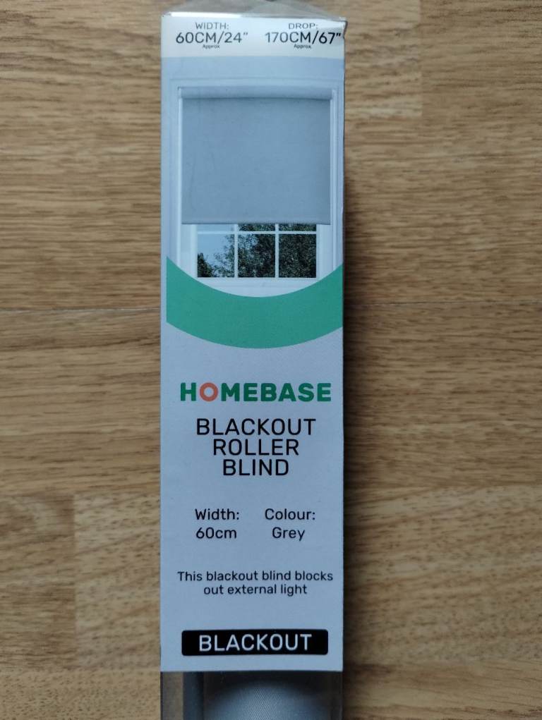 Blackout Roller Blind Grey