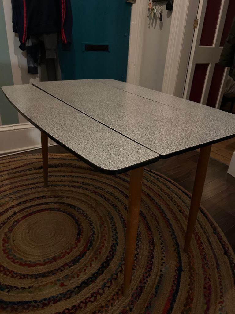 Formica folding dining table