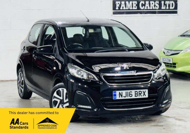 2016 Peugeot 108 1.0 Active 5dr 2-Tronic HATCHBACK PETROL Automatic