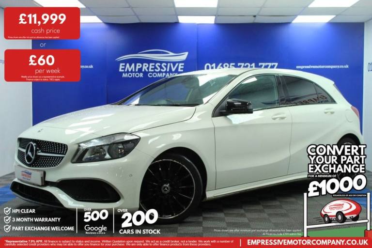 2017 67 MERCEDES-BENZ A-CLASS 1.5 A180D AMG LINE (EXECUTIVE) HATCHBACK 5DR DIESE