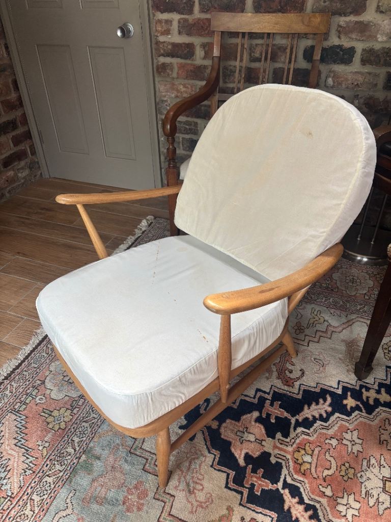 Used foam cushion inners for Ercol model 203 armchair