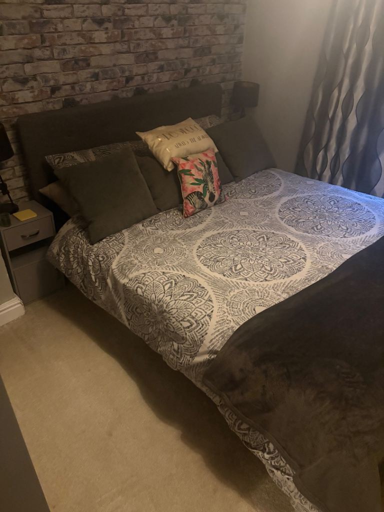 King size bed frame free to collector 