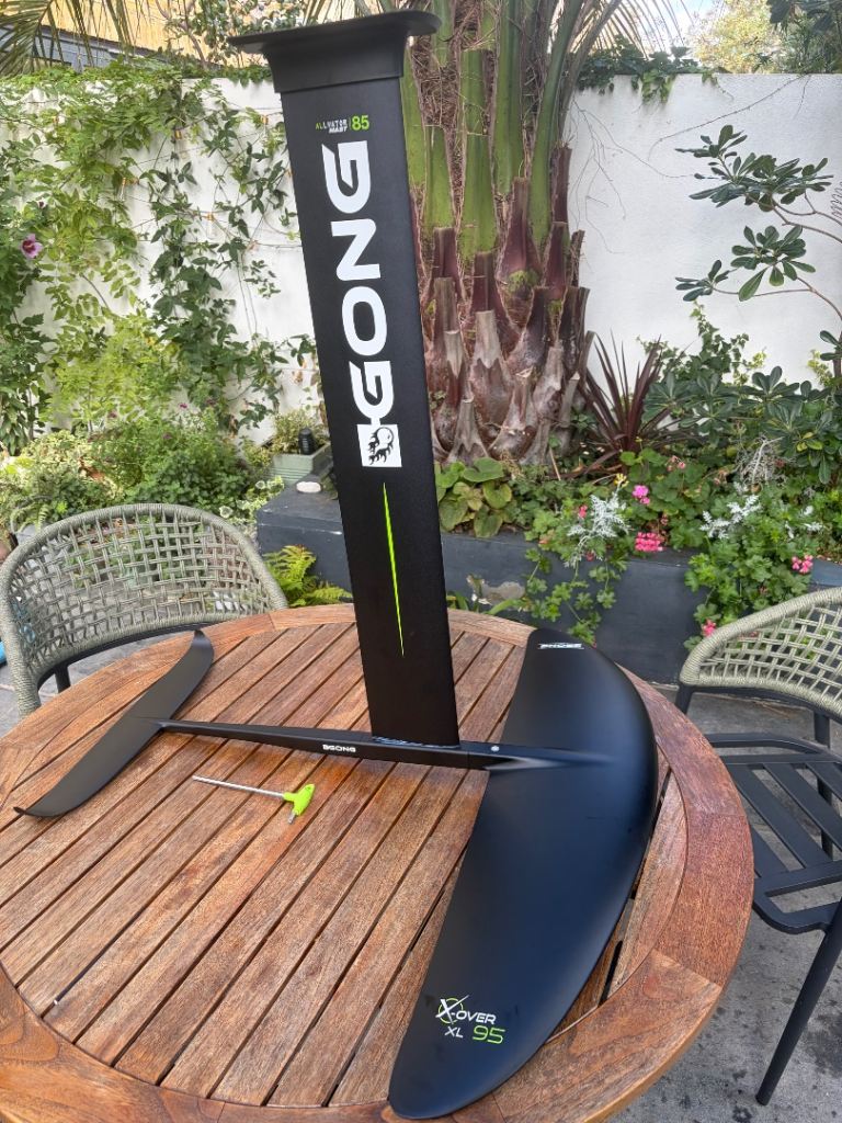 Wing Foil Foil and Mast Set Up (Gong X-Over Front Wing XL | 85cm Mast | XL STAB)  UNUSED 