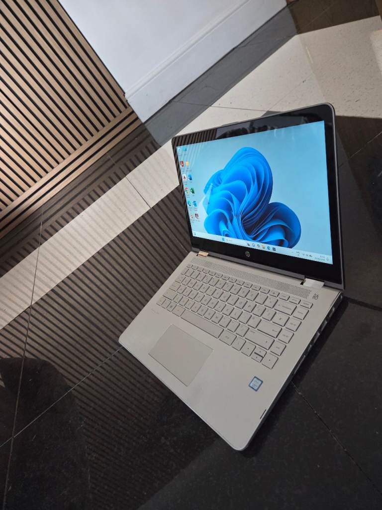 HP Pavilion X360 14-inch Convertible Laptop , Latest OS, fully working, Apps ready
