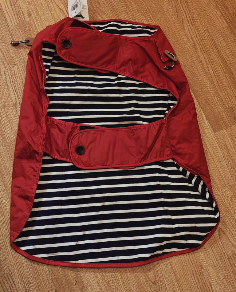 Joules dog coat 