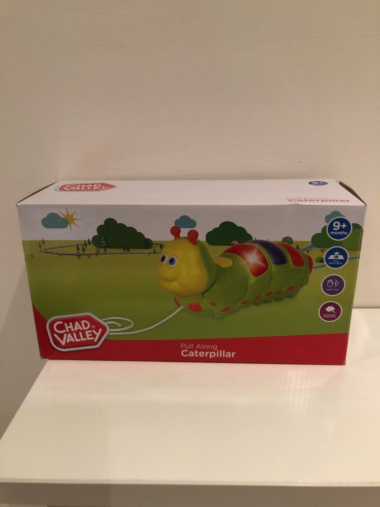 Chad Valley pull along caterpillar