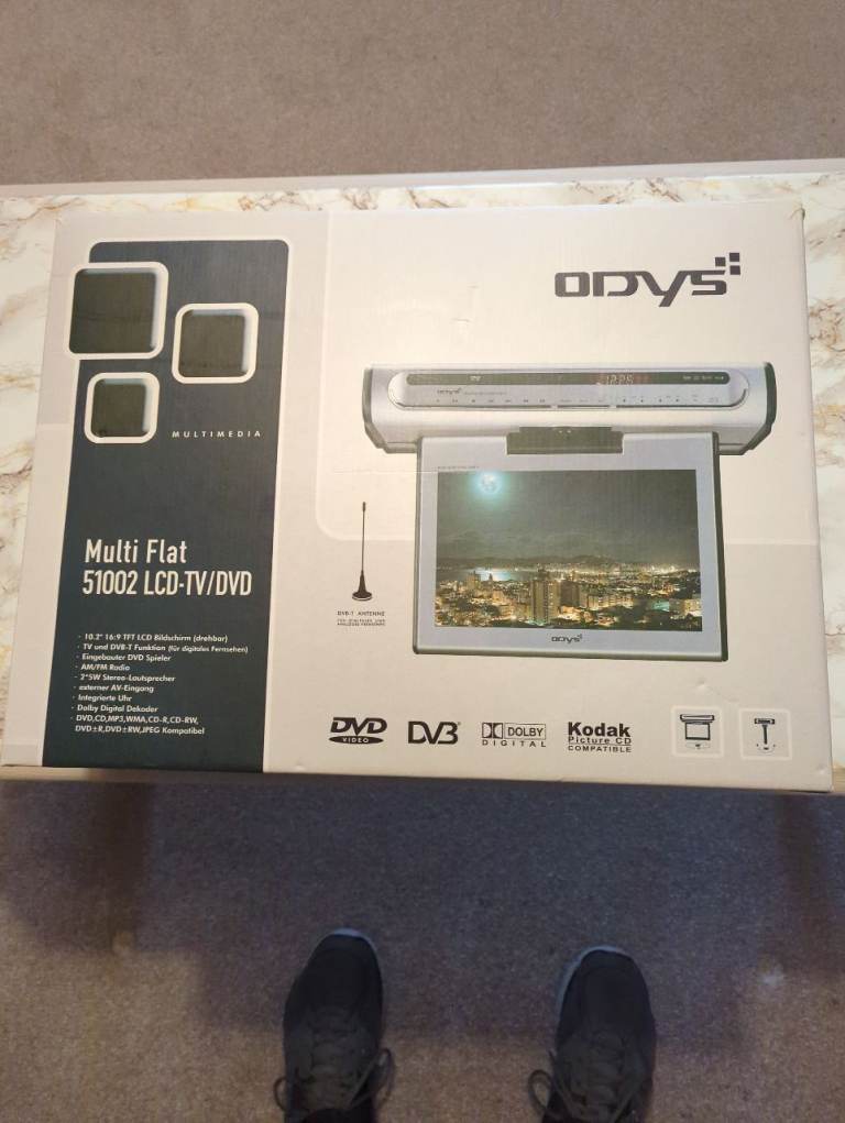 ODYS Multi Flat 51002 LCD-TV/DVD Player – NEW in Box