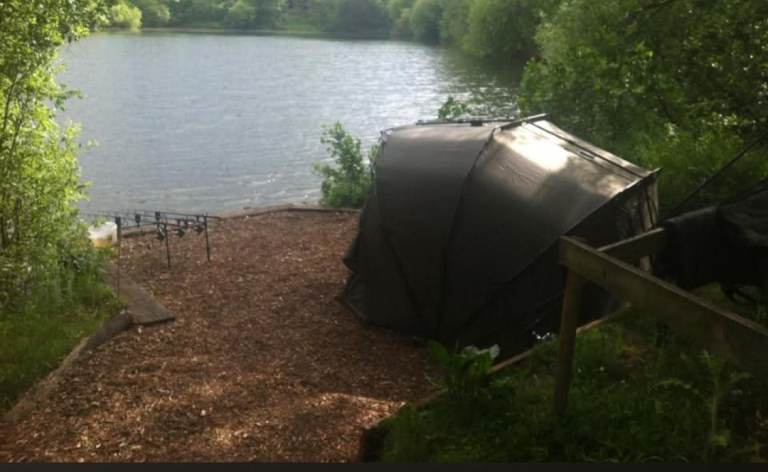 Full carp fishing set up